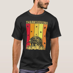T-shirt Chemise de Thanksgiving Rétro Échidné pour Famille