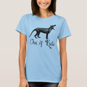 T-shirt Chemise de Thylacine de dames
