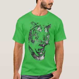 T-shirt chemise de tigre