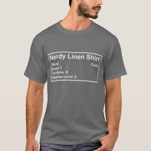 T-shirt Chemise de toile ringarde d'armure de Gamer de