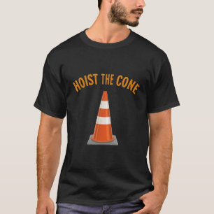 T-shirt Chemise de travail routier cool Hoist The Cone, dr