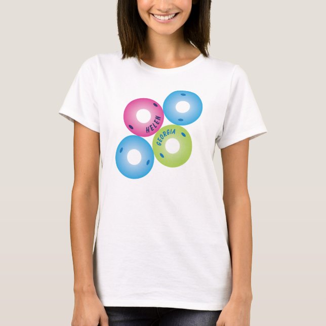 T-shirt Chemise de tubes de Hélène la Géorgie (Devant)