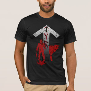 T-shirt Chemise de Tyr et de Fenrir Rune