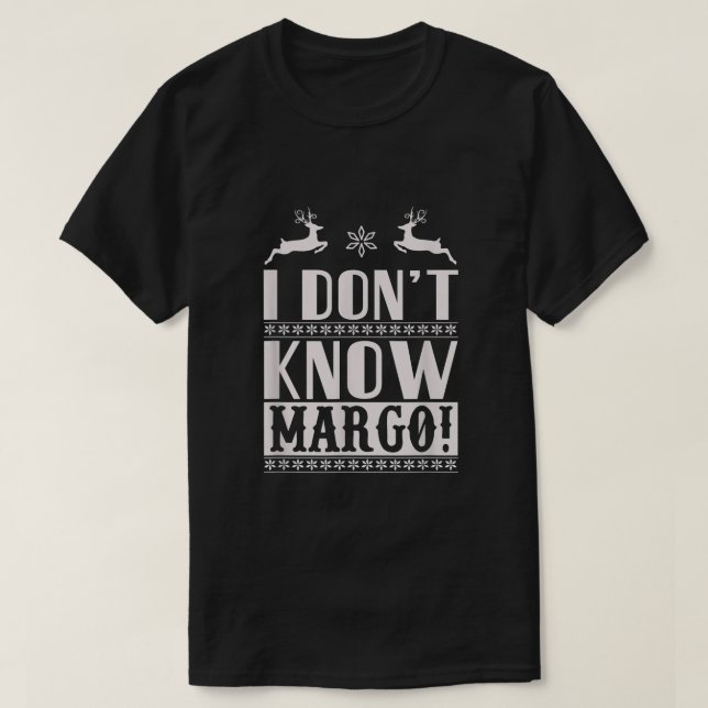 T-shirt Chemise De Vacances Noël Todd Et Margo (Design devant)