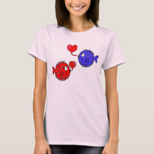 Chemise de Valentine avec les amis mignons de