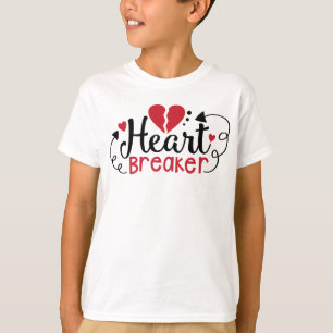 T-shirt Chemise de Valentine de briseur de coeur de