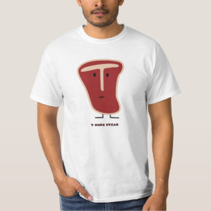 T-shirt Chemise de valeur de bifteck à l'os