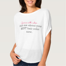 Chemise de vente de styliste en coiffure de génie