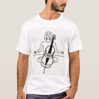 T-shirt Chemise de violoncelliste de zen