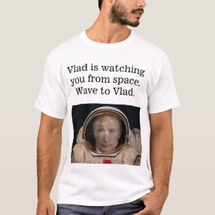 T-shirt Chemise de Vladimir Poutine Spoutnik URSS