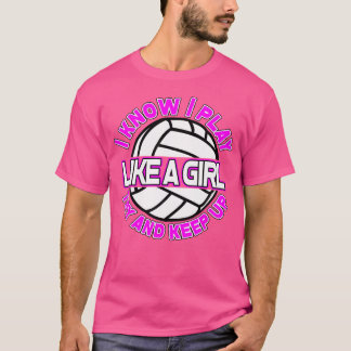 T-shirt Chemise De Volley Drôle Pour Filles Et Femmes