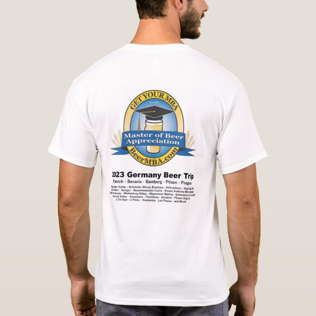 T-shirt Chemise de voyage Allemagne 2023 (Dos)