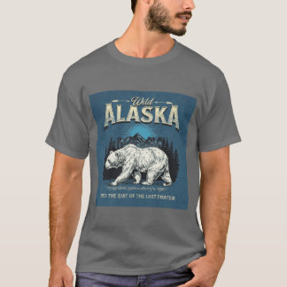 T-shirt Chemise de voyage de croisière rétro Alaska Vintag