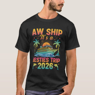 T-shirt Chemise de voyage pour filles Aw Ship C'est un voy