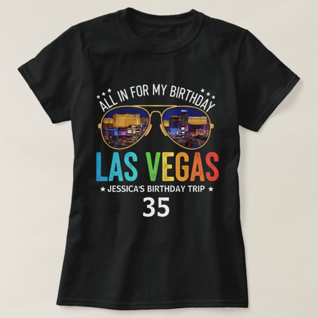 T-shirt Chemise de voyage pour groupes d'anniversaire Vega (Design devant)