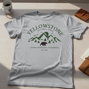 T-shirt Chemise de voyage sur la route de Yellowstone 2025