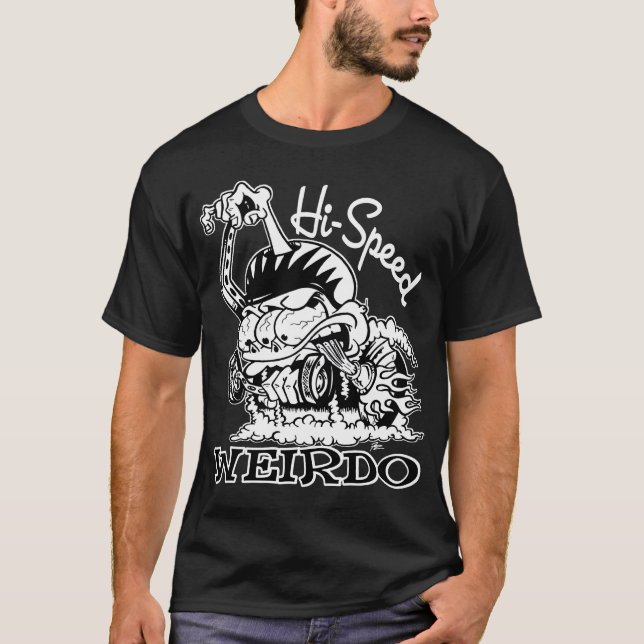 T-shirt Chemise de Weirdo de Salut-Vitesse (Devant)