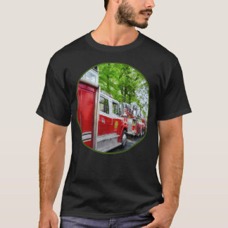 T-shirt Chemise de yoga design Long Line Fire
