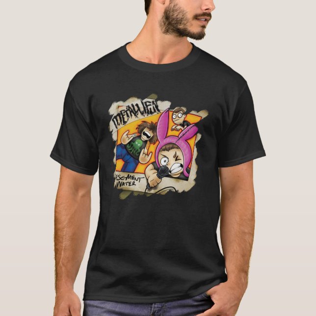 T-shirt Chemise d'eau sous-sol (hors du groupe) - Sombre (Devant)