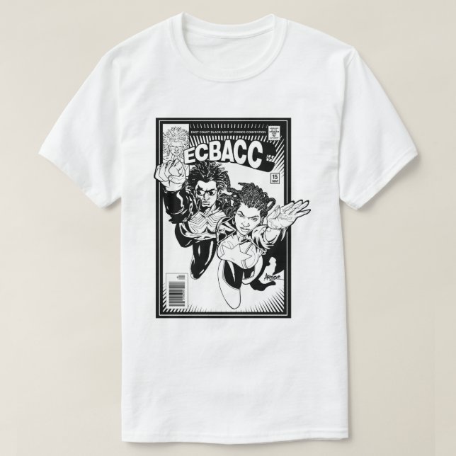 T-shirt Chemise d'ECBACC - couverture comique - les (Design devant)
