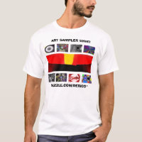 Chemise d'échantillonneur d'art