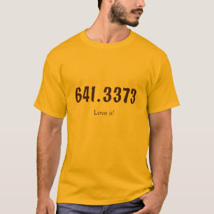 T-shirt Chemise décimale de café de Dewey
