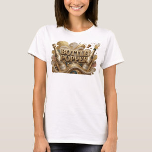 T-shirt Chemise déclaration BOTTLE POPPER Orange Frais