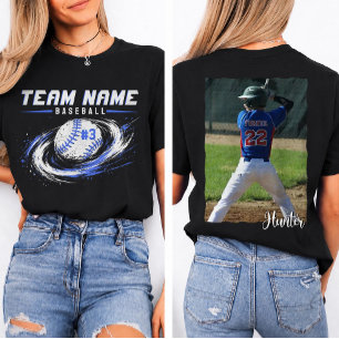 T-shirt Chemise d'équipe de baseball pour joueurs et fans