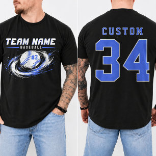 T-shirt Chemise d'équipe de baseball pour joueurs et fans