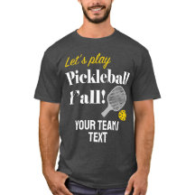 Chemise d'équipe de pickleball personnalisée Ajout