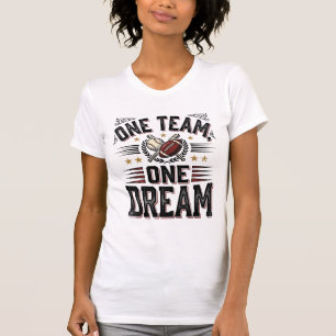 T-shirt Chemise d'équipe sportive vintage One Team One Dre