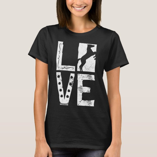 T-shirt Chemise d'équitation - Propriétaire du cheval (Devant)