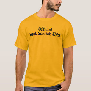 T-shirt Chemise d'éraflure de dos de fonctionnaire