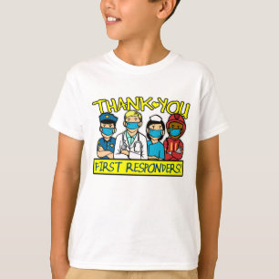 T-shirt Chemise des garçons des premiers répondeurs d'Me