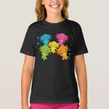 Chemise des jeunes filles de la famille Axolotl co
