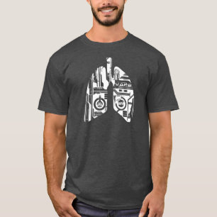T-shirt Chemise des poumons de Vaper