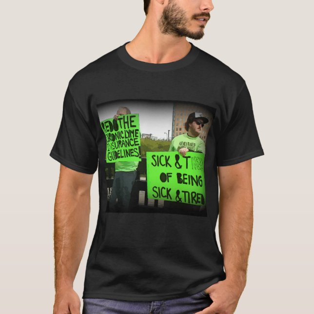 T-shirt Chemise des protestataires de sensibilisation à la (Devant)