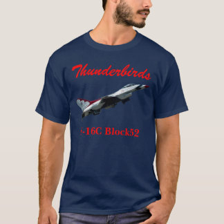 T-shirt Chemise des Thunderbirds F-16C Block52