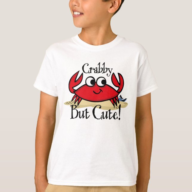 T-shirt Chemise désagréable mais mignonne d'enfants (Devant)