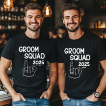 Chemise D'Escouade Personnalisée - Drôle Bachelor 