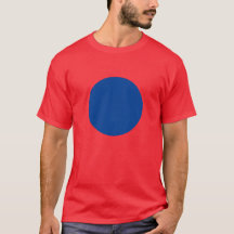 Chemise d'état bleu point rouge