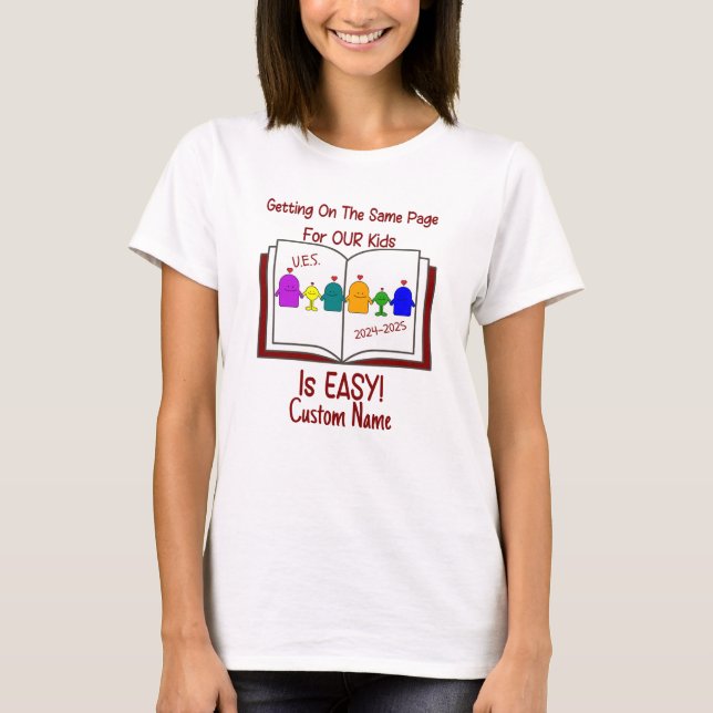 T-shirt Chemise d'état-major UES - Chemise de base pour fe (Devant)