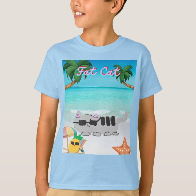 T-shirt chemise d'été pour enfants (Devant)