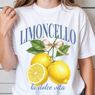 T-shirt Chemise d'été Rétro Limoncello Lemon, Vibes d'été