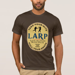 T-shirt Chemise d'étiquette de Larp
