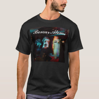 T-shirt Chemise d'exposition de noir d'atomes de wagon