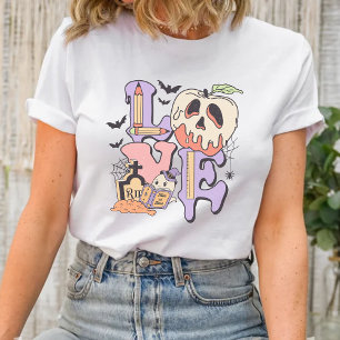 T-shirt Chemise d'Halloween enseignant d'amour