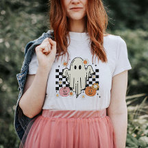 Chemise d'Halloween Ghost Retro Super pour femmes