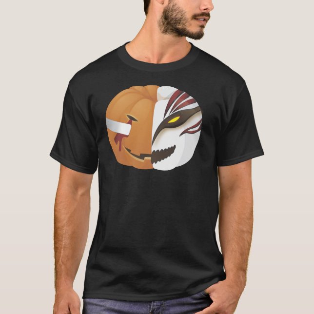 T-shirt Chemise d'Halloween Jack O'Lantern Citrouille (Devant)