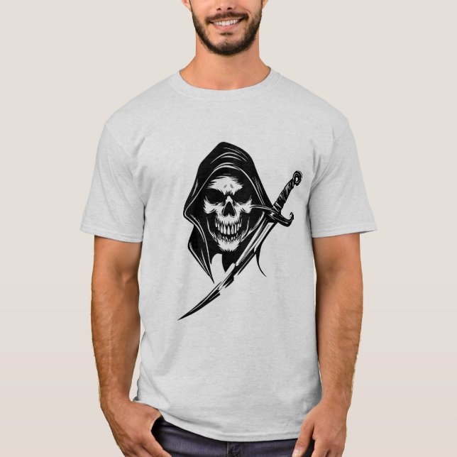 T-shirt Chemise d'Halloween pour hommes (Devant)